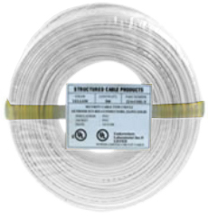 Cable 22/4 SOL 500&#39; White CP