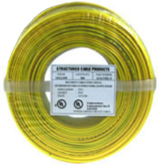 GENESIS CABLE | Cable 22/4 SOL 500&#39; Yellow CP