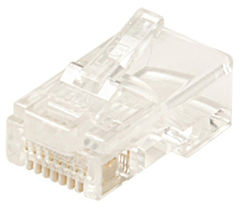 STEREN | Modular Plug 8P8C Solid (100 Pack) RJ45