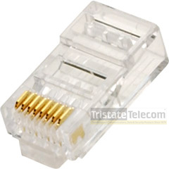 Vertical Cable | Modular Plug 8P8C Round Soli Cat 6 100PK