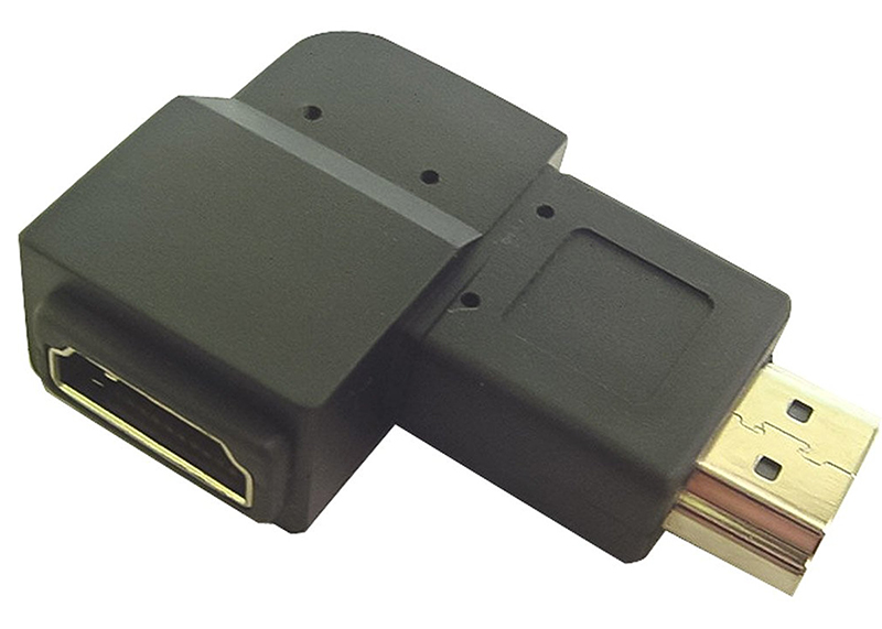 CALRAD | Right Angle HDMI Plug
to HDMI Jack Adapt