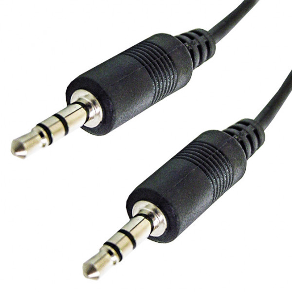 CALRAD | 3.5mm Stereo Male to
3.5mm Stereo Male Cable 6ft
Shielded