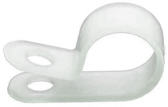 DOLPHIN | Cable Clamp 1&quot; Clear
(100 Pack)