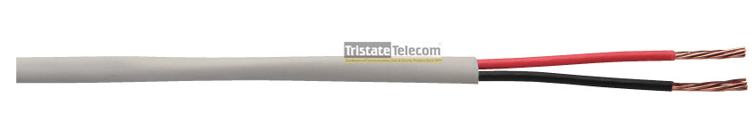 GENESIS CABLE | Cable 18/2 STR 1000&#39; Riser PB Gray