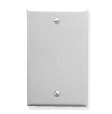 ICC | FACEPLATE, CLASSIC, BLANK, 1G WHITE