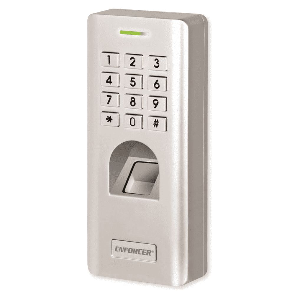 Seco Larm | Fingerprint Reader
and Keypad W/26/44bit WIEGAND
OUTPUT