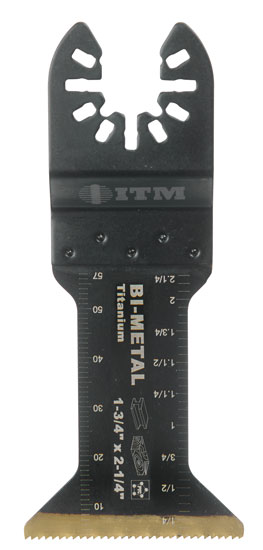 ITM | Oscillating Blade multi
tool 1-3/4&quot; X 2-1/4&quot; (OPEN
METAL)