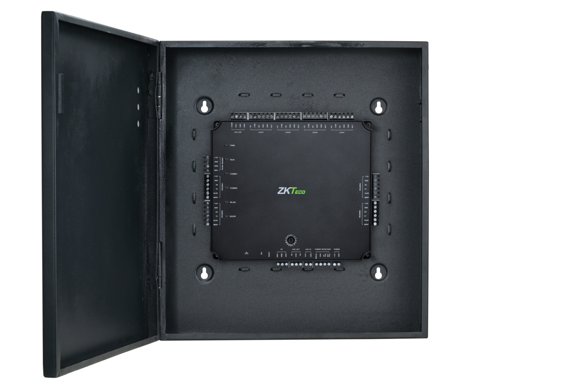 ZKTeco | Access Control 4 Door
Cabinet &amp; Power Supply