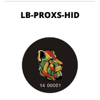 Prox Sticker HID Compatible  125khz 10 Pack W/Code