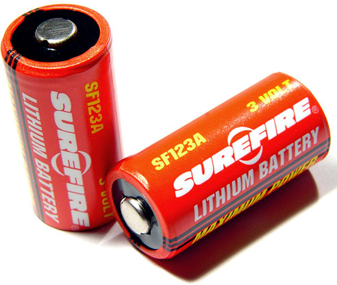 Battery 3 Volt CR123A Lithium (Each)