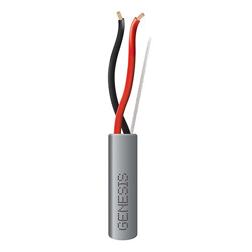 GENESIS CABLE | Cable 18/2 STR
Riser PB Gray 500FT