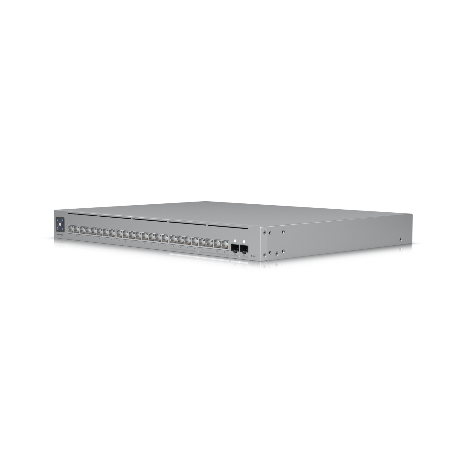 Ubiquiti | USW-Pro-Max-24-PoE 
Etherlighting 
Switch 24 Port PoE Gigabit 
Managed Switch 2 10G SFP+ 
Ports USP-RPS Input 400W